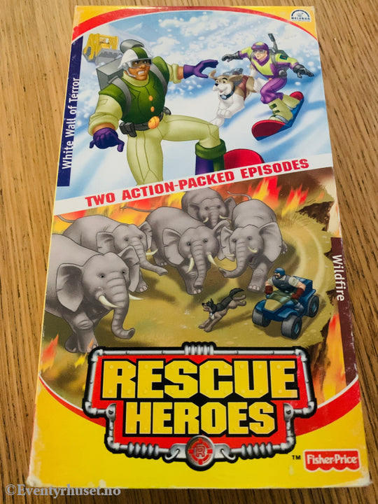 Rescue Heroes: White Wall of Terror / Wildfire 2000 VHS.