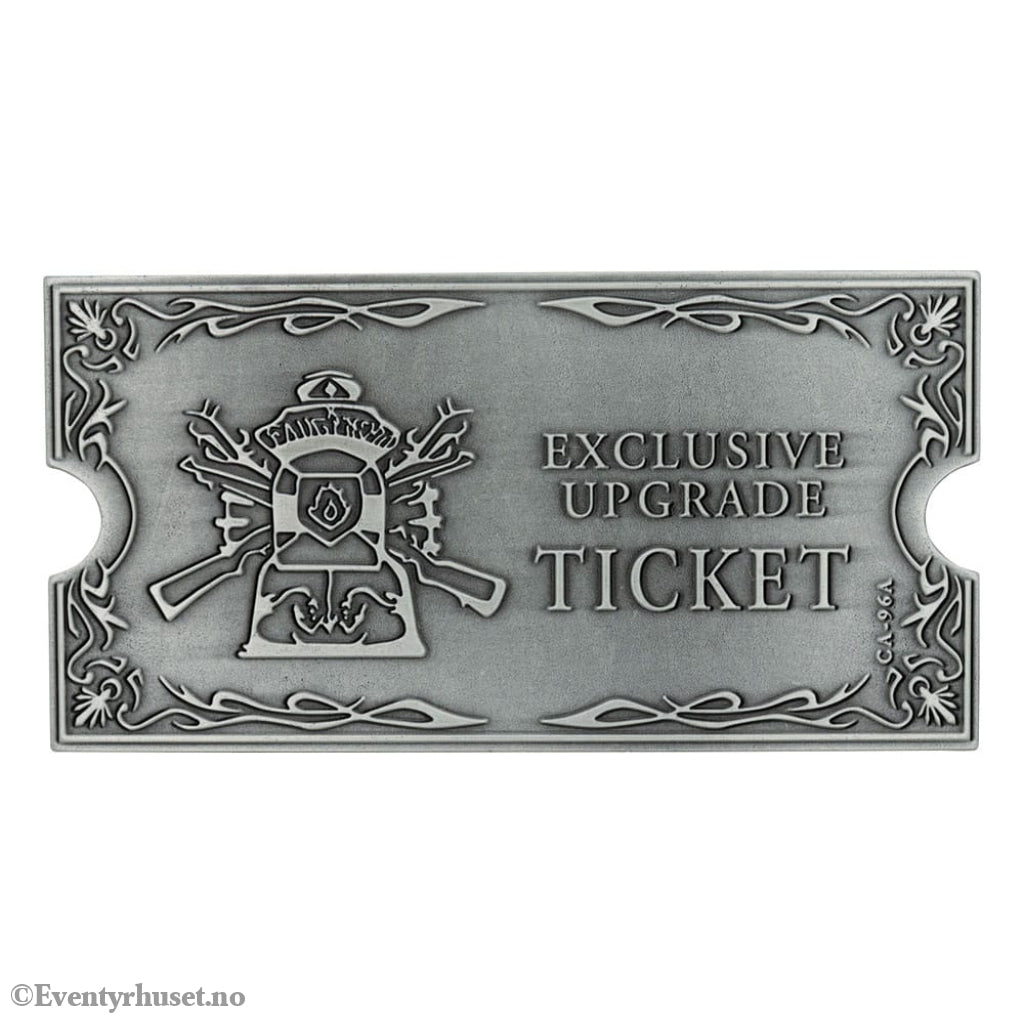 Resident Evil 4 Replica 1/1 Metal Exclusive Upgrade Ticket Collectibles