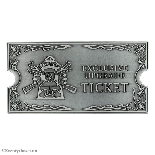 Resident Evil 4 Replica 1/1 Metal Exclusive Upgrade Ticket Collectibles
