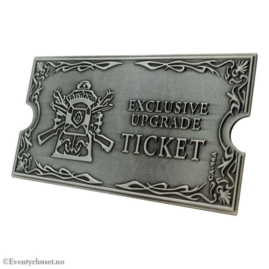 Resident Evil 4 Replica 1/1 Metal Exclusive Upgrade Ticket Collectibles