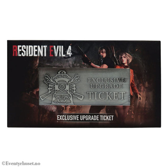 Resident Evil 4 Replica 1/1 Metal Exclusive Upgrade Ticket Collectibles