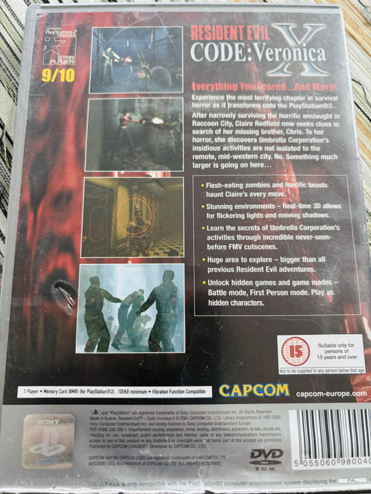 Resident Evil Code: Veronica X. PS2-spill