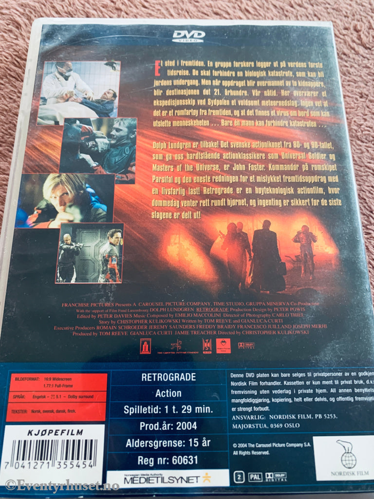 Retrograde (2004). DVD.