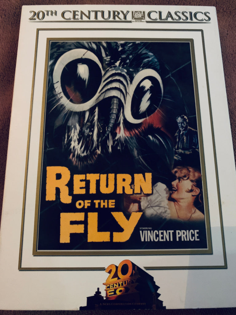 Return of The Fly. 1959. DVD slipcase. DVD
