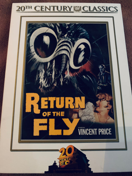 Return of The Fly. 1959. DVD slipcase. DVD