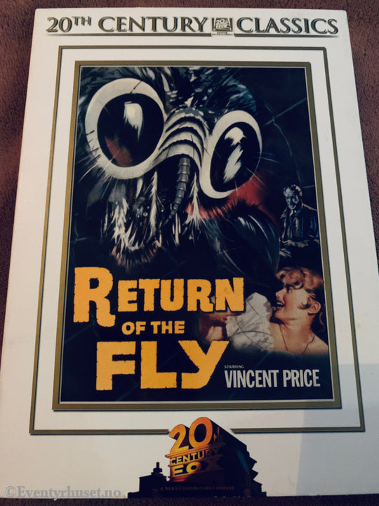Return of The Fly. 1959. DVD slipcase. DVD