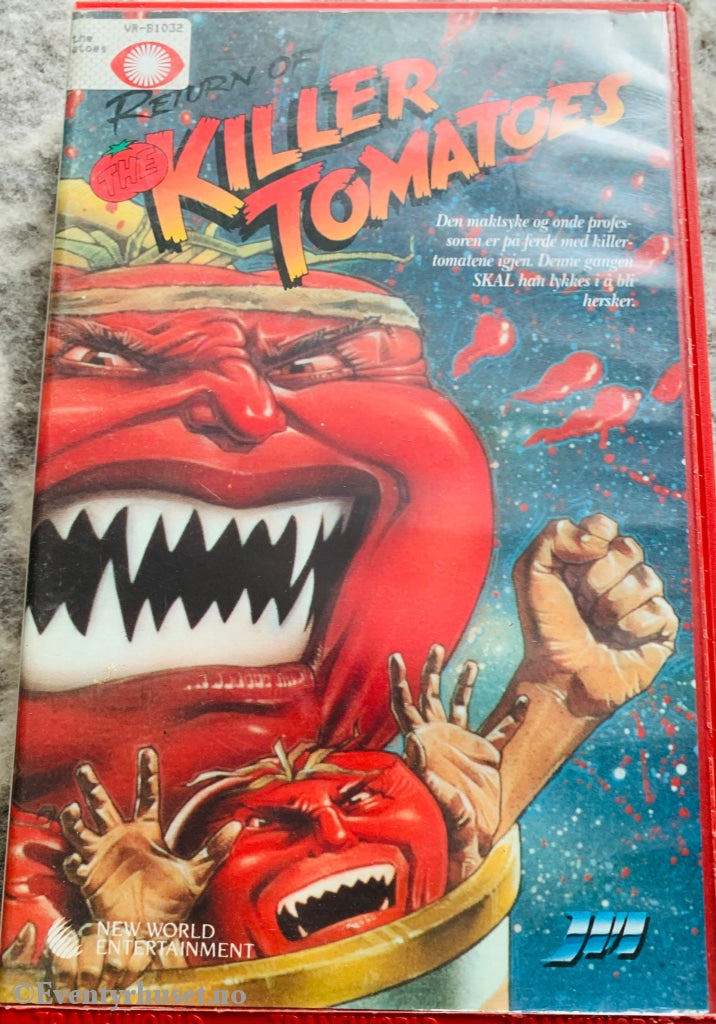 Return Of The Killer Tomatoes. 1987. Vhs Big Box. Box