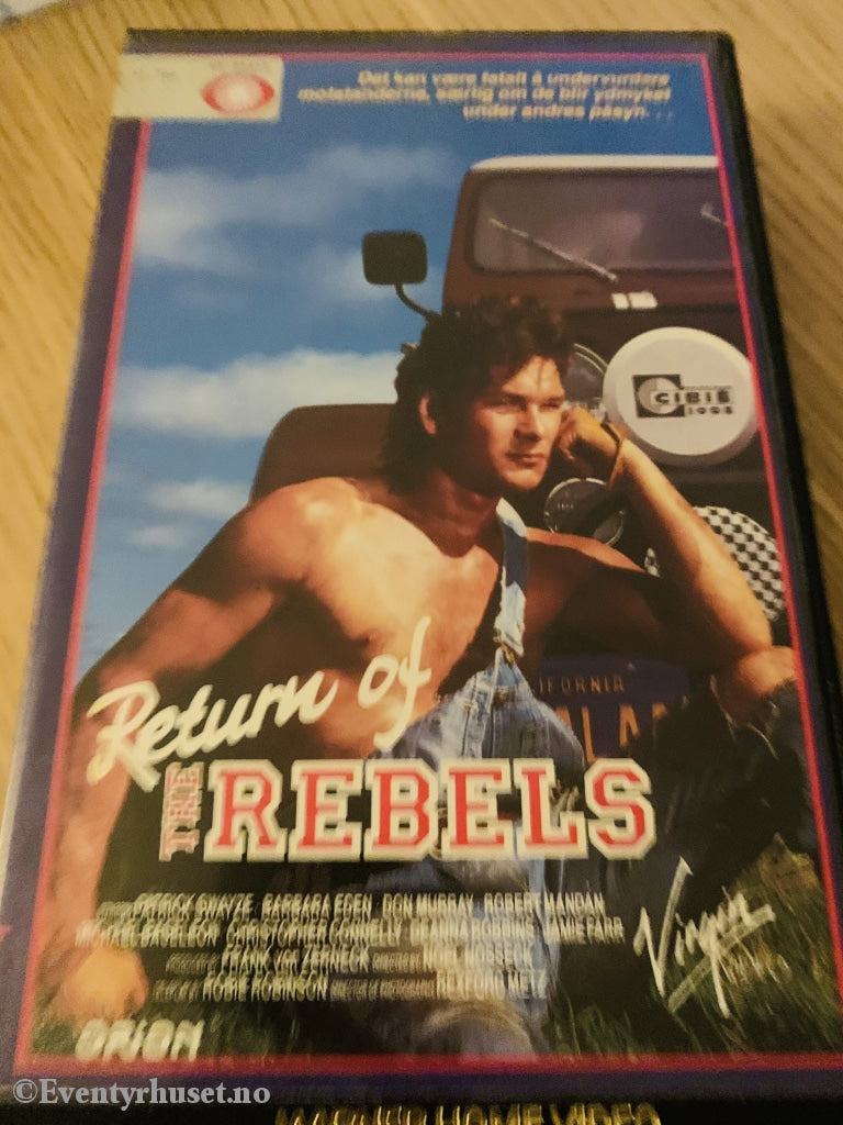 Return Of The Rebels. 1981. Vhs Big Box.