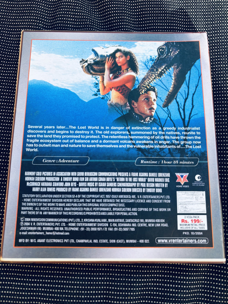 Return to the Lost World. Video CD.