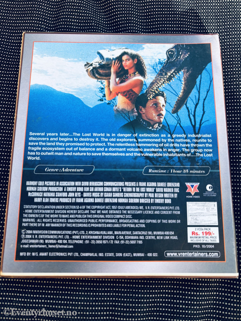 Return to the Lost World. Video CD.