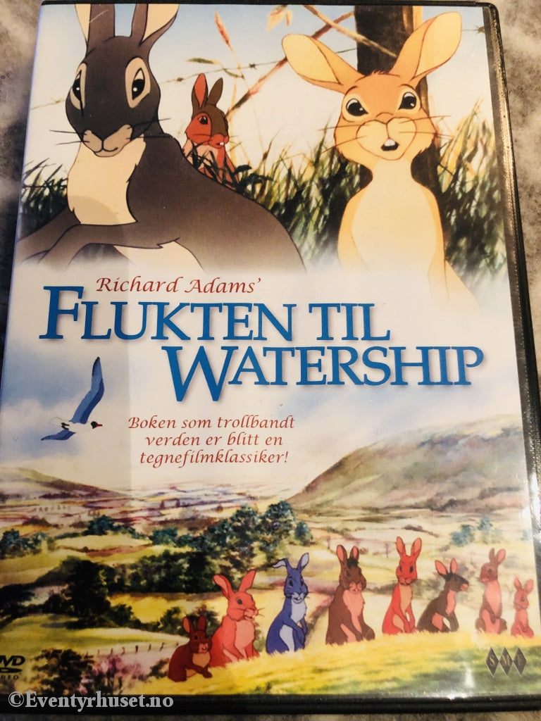 Richard Adams. Flukten Til Watership. 1978. Dvd. Dvd