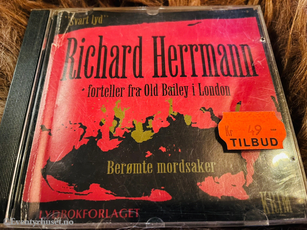 Richard Herrmann Forteller Fra Old Bailey I London. Berømte Mordsaker. Lydbok På Cd.