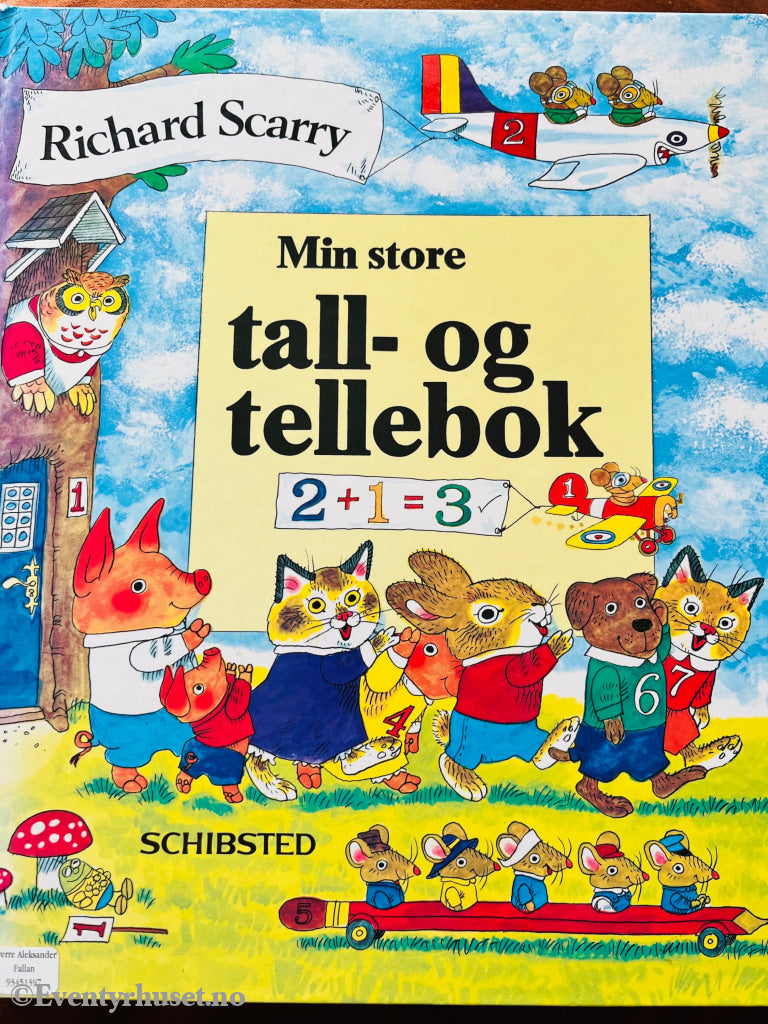 Richard Scarry. 1975/94. Min Store Tall- Og Tellebok. 2 + 1 = 3. Fortelling
