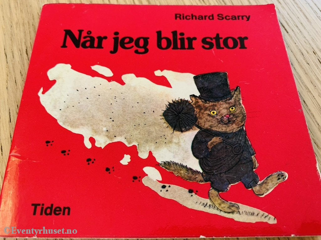 Richard Scarry. 1975. Når Jeg Blir Stor. Hefte