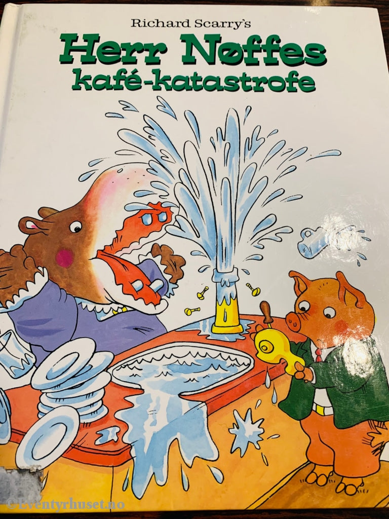 Richard Scarry. 1994. Herr Nøffes Kafé-Katastrofe. Fortelling