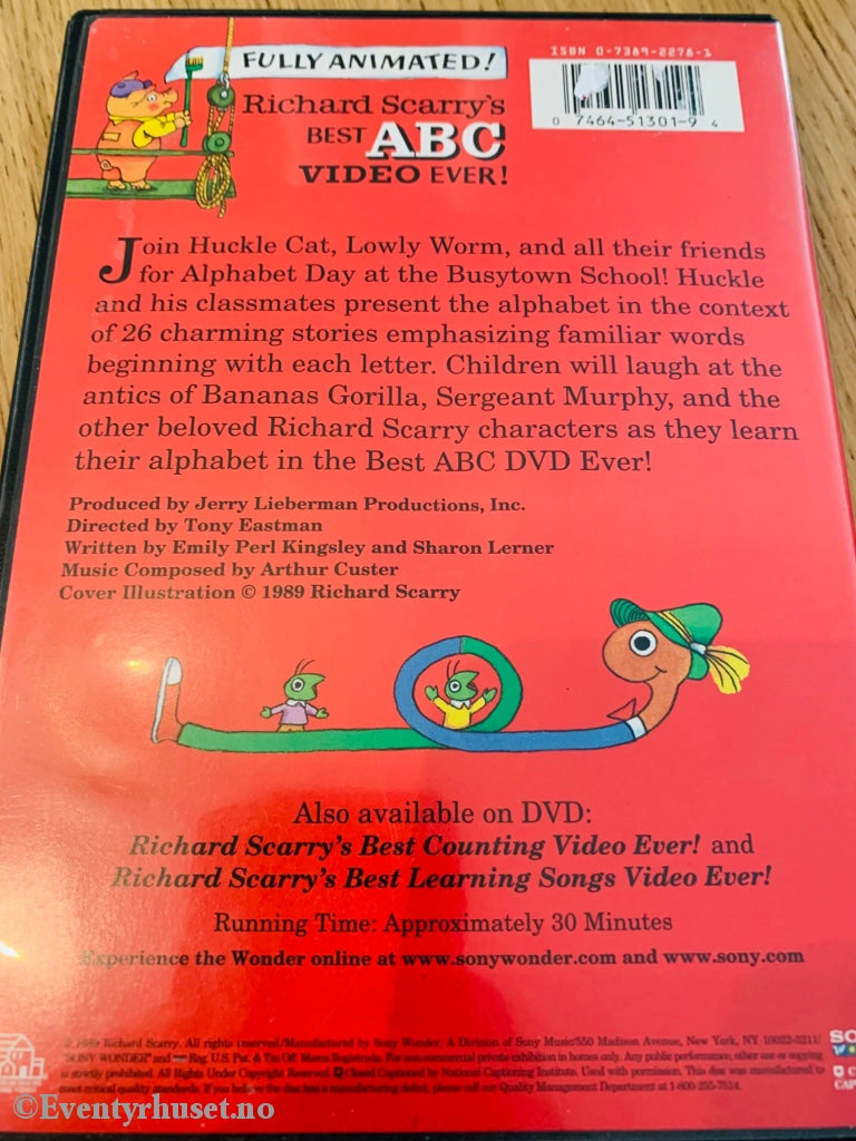 Richard Scarry´s Best Abc Video Ever! Dvd. Dvd