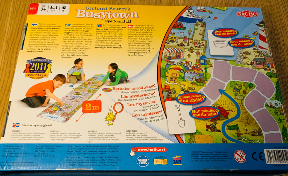 Richard Scarry’s Busytown. Brettspill. Brettspill
