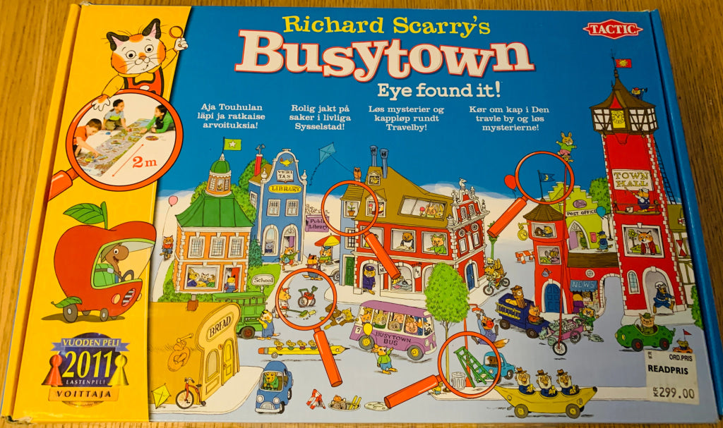 Richard Scarry’s Busytown. Brettspill. Brettspill