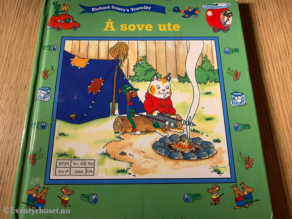 Richard Scarrys Travelby. Å Sove Ute. Fortelling