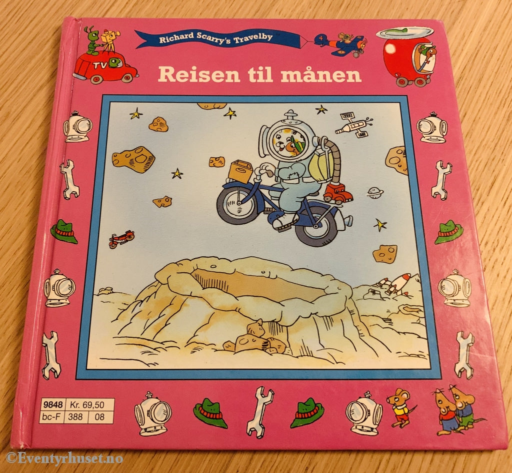 Richard Scarrys Travelby. Reisen Til Månen. Fortelling