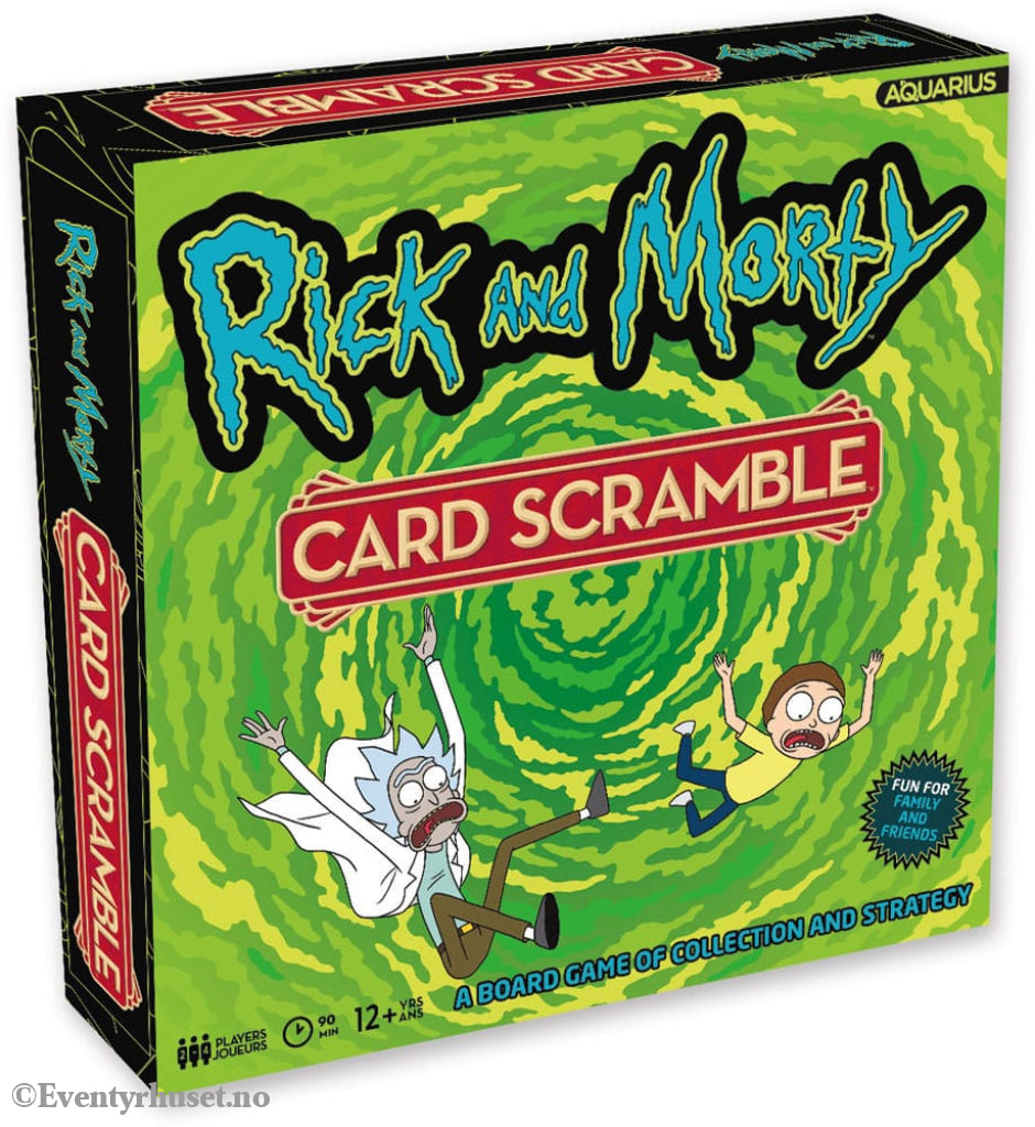 Rick and Morty Board Game Card Scramble *English Version* Games