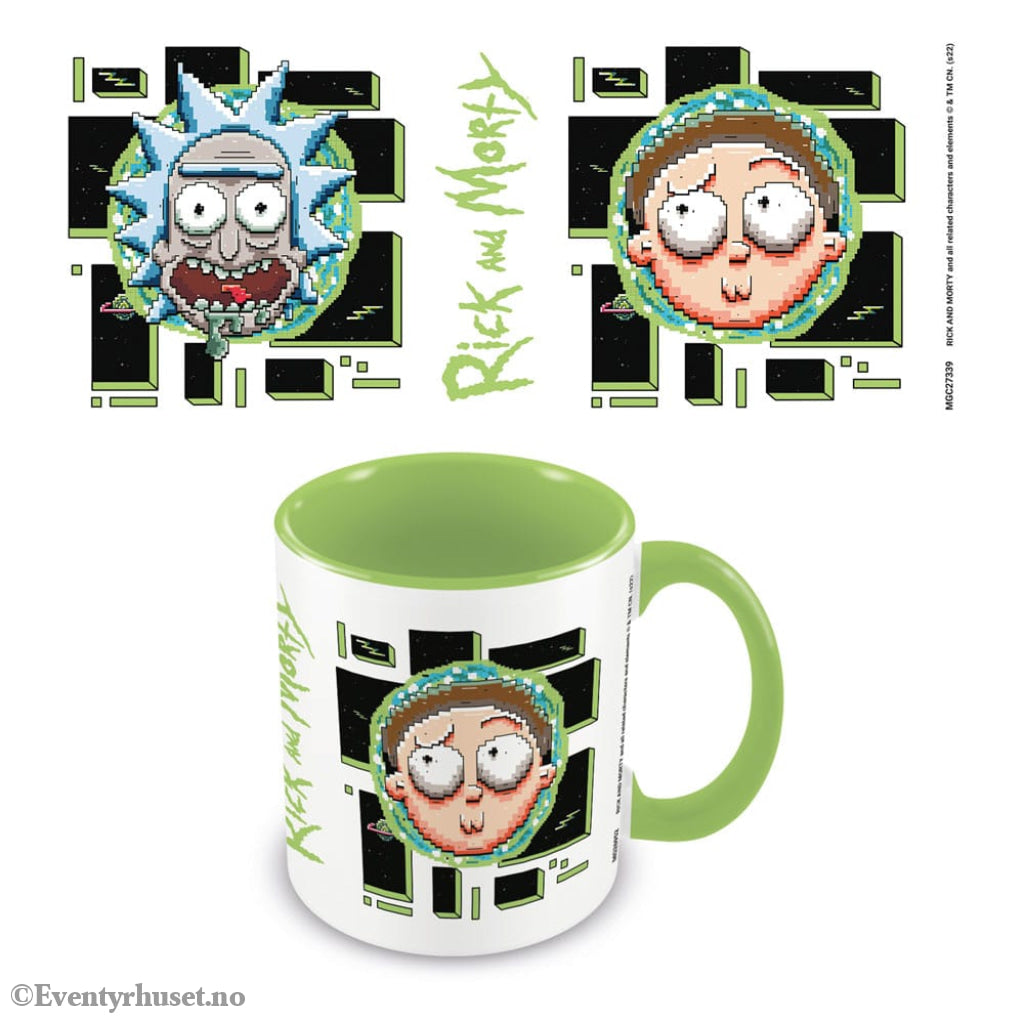Rick and Morty Mug Pixel Breakout Home & Gifts