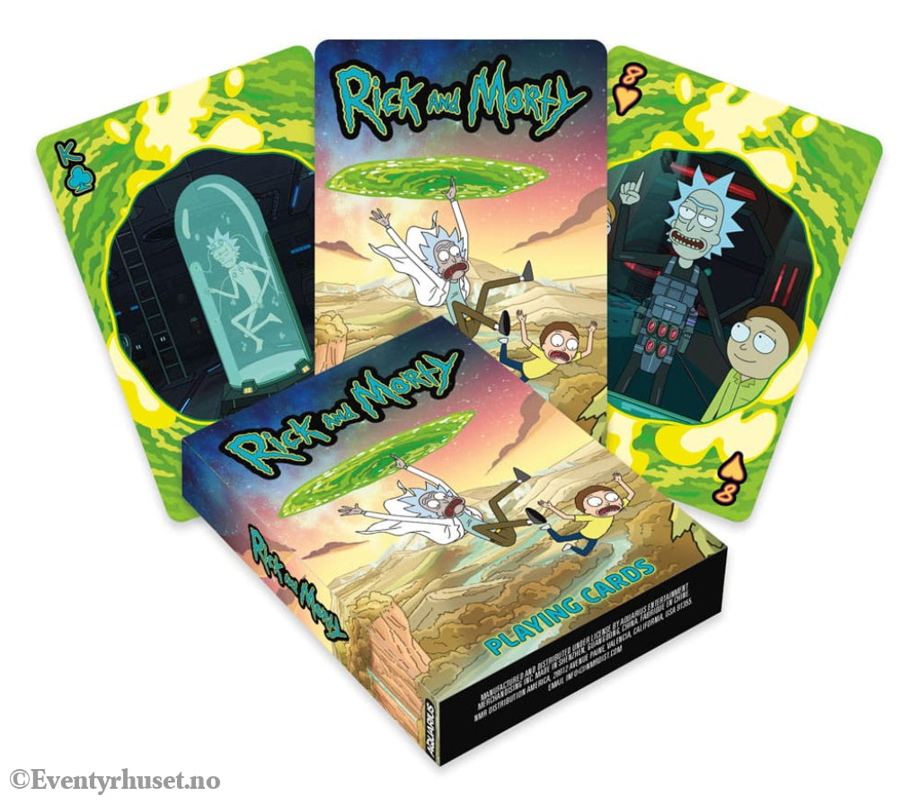 Rick and Morty Playing Cards Scenes Games