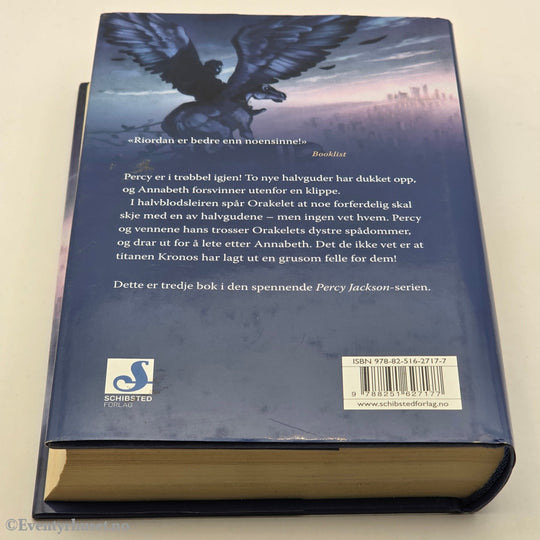 Rick Riordan, 2010, Percy Jackson: Titanens forbannelse. Bok.