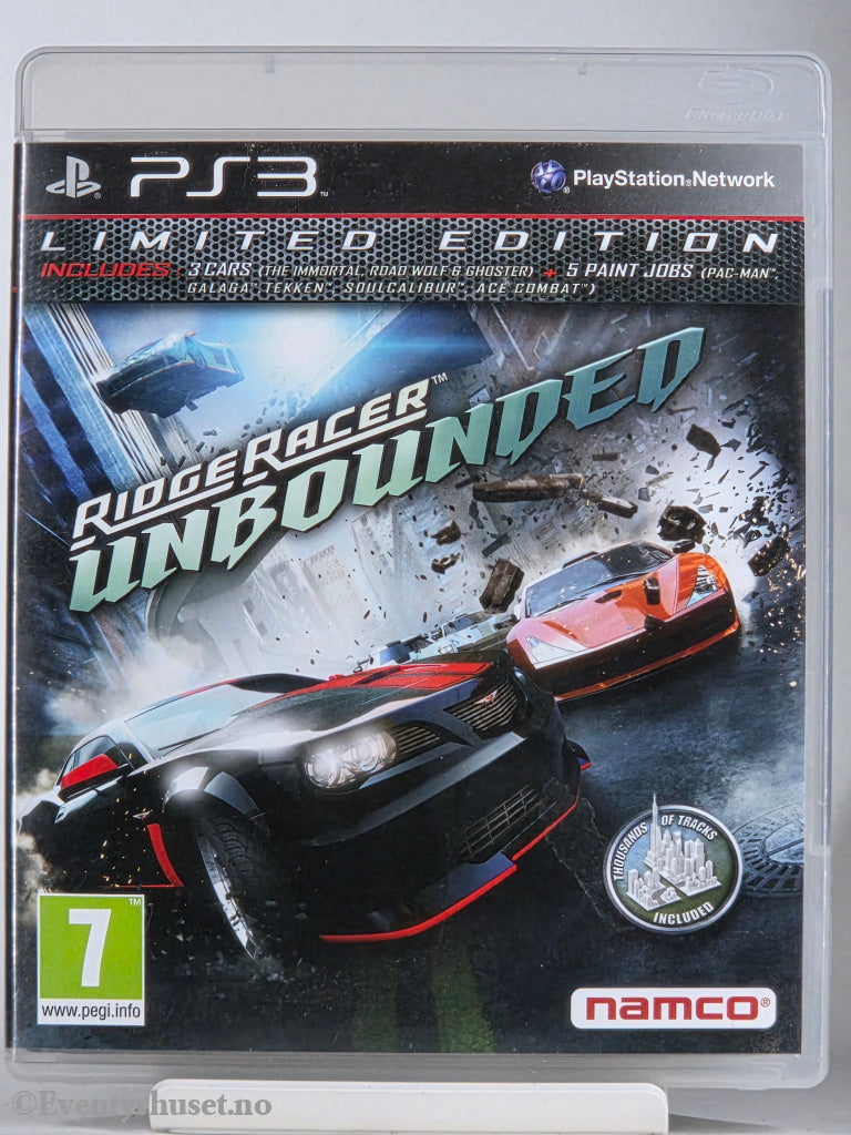 Ridge Racer Unbounded (Limited Edition) . PS3.