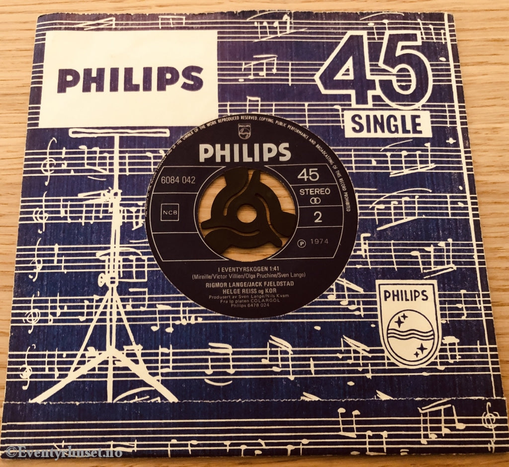 Rigmor Lange. 1974. Jeg Er Bjørnen Colargol. Ep-Singel. Ep