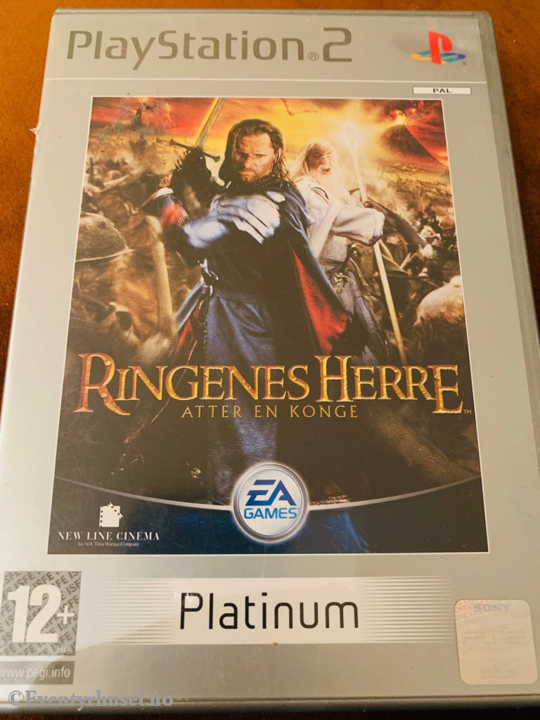 Ringenes Herre - Atter En Konge (Platinium). Ps2. Ps2