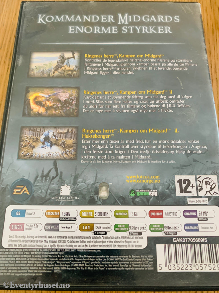 Ringenes Herre: Kampen om Midgard Anthology. PC-spill.