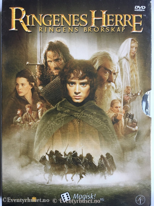 Ringenes Herre: Ringens Brorskap. Dvd. Dvd