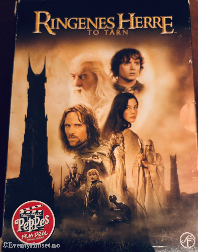 Ringenes Herre: To Tårn. DVD. Slipcase.