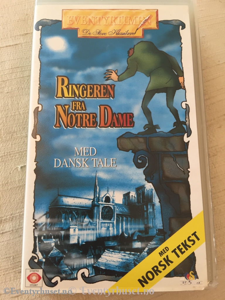 Ringeren Fra Notre Dame. Vhs. Vhs