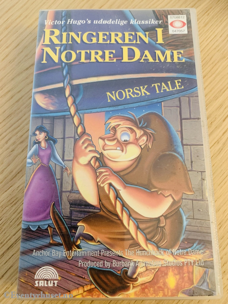 Ringeren I Notre Dame. 1995. Vhs. Vhs