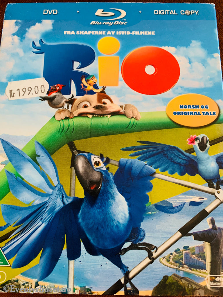 RIO. Blu-Ray slipcase. Blu-ray Disc