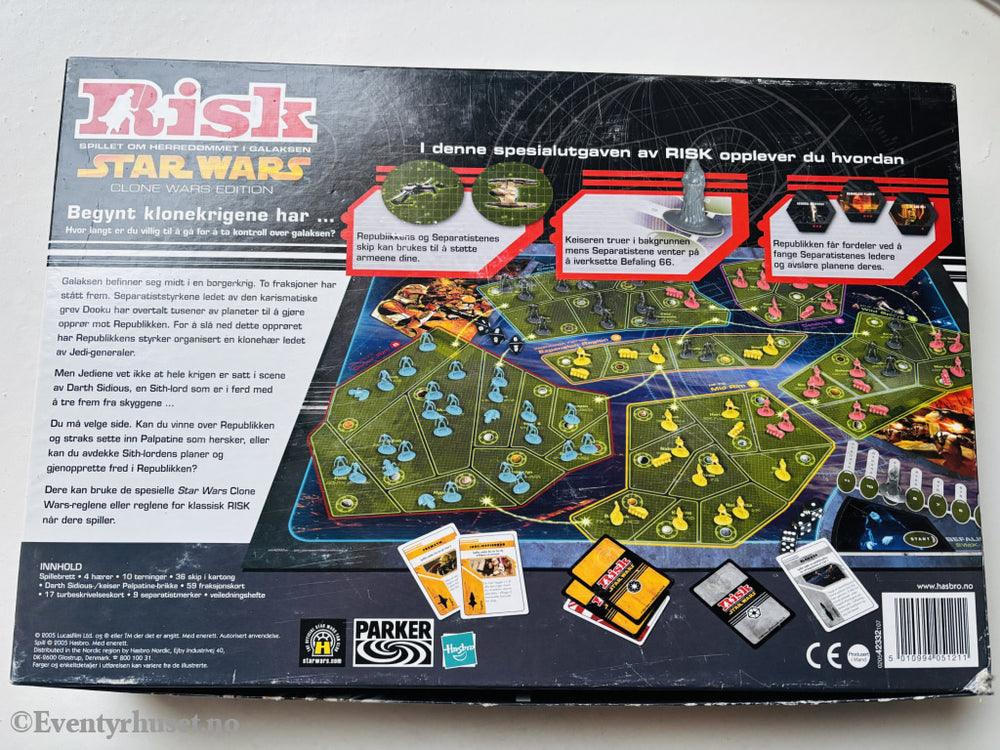 Risk: Star Wars Clone Wars Edition Brettspill