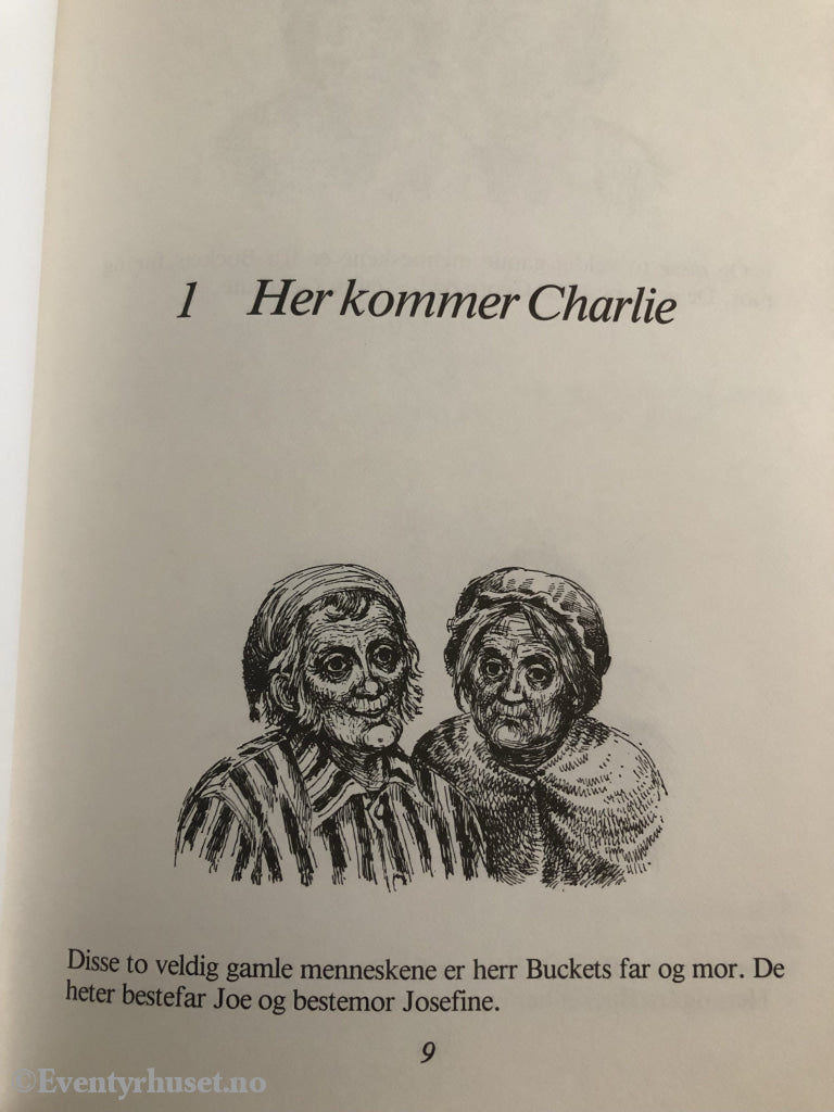Roald Dahl. 1964/1985. Charlie Og Sjokoladefabrikken. Fortelling