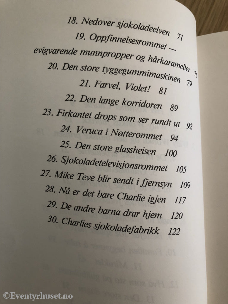 Roald Dahl. 1964/1985. Charlie Og Sjokoladefabrikken. Fortelling