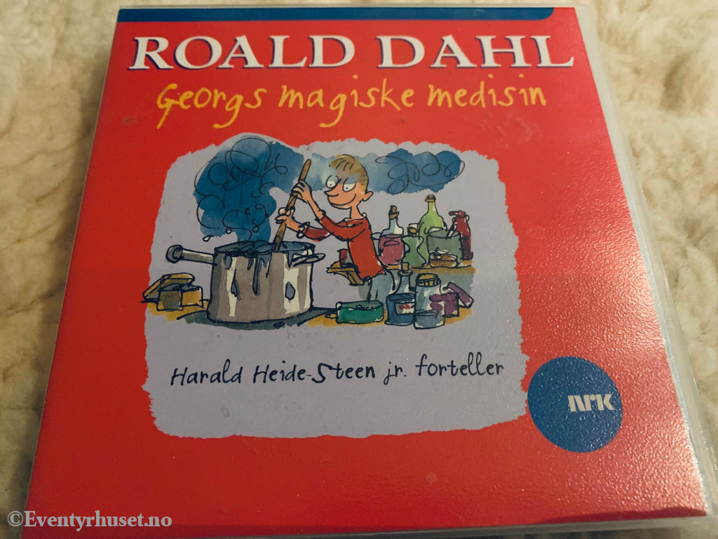 Roald Dahl. 1981/97. Georgs Magiske Medisin. Harald Heide-Steen Jr. Forteller. Lydbok På 2 Cd.