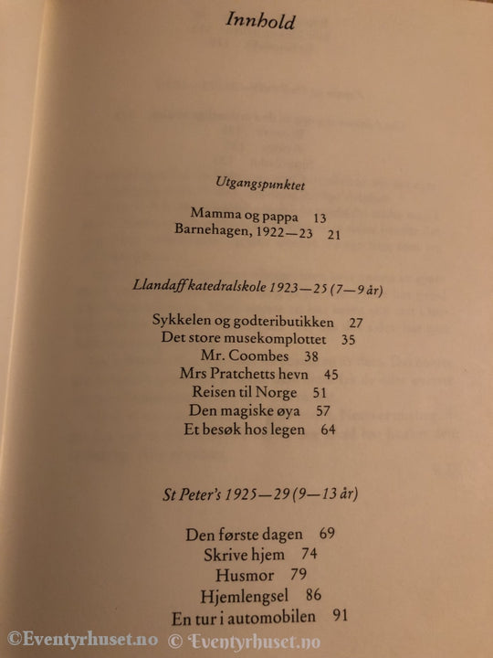 Roald Dahl. 1986. Gutt. Fortelling