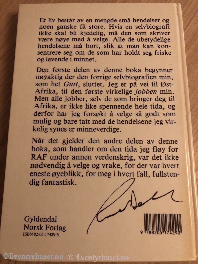 Roald Dahl. 1987. På Egne Vinger. Fortelling