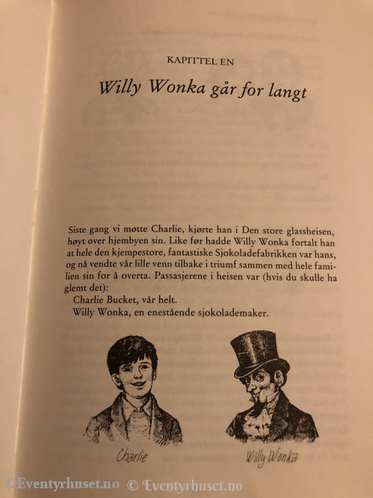 Roald Dahl. 1988. Charlie Og Den Store Glassheisen. Fortelling