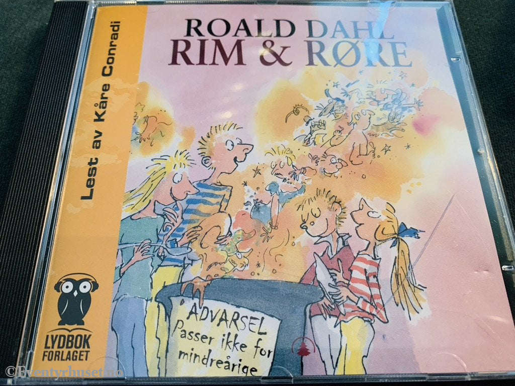 Roald Dahl. 1989/02. Rim Og Røre. Lydbok På Cd.