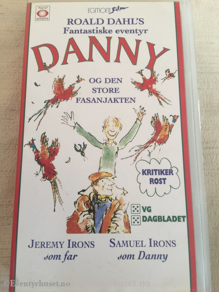 Roald Dahl. 1990. Danny Og Den Store Fasanjakten. Vhs. Vhs