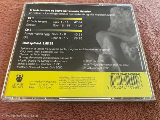 Roald Dahl. 2002. Et hode kortere. Lydbok på CD.