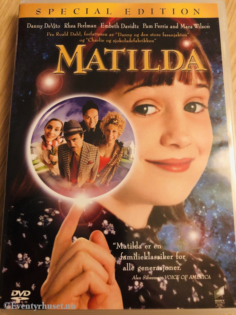 Roald Dahl. 2006. Matilda. Dvd. Dvd