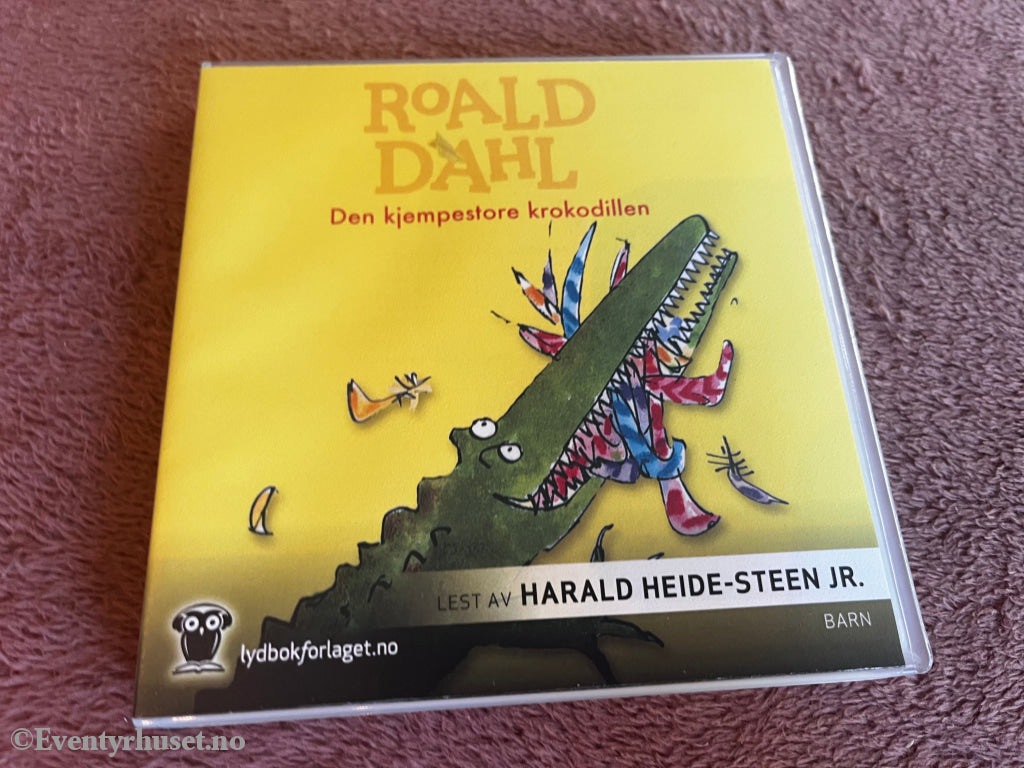 Roald Dahl. 2007. Den kjempestore krokodillen. Lydbok på CD.