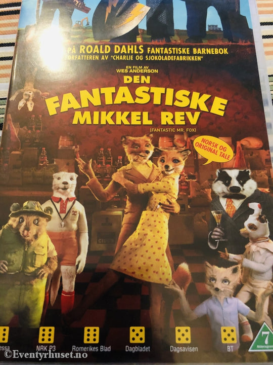 Roald Dahl. 2009. Den Fantastiske Mikkel Rev. Dvd. Dvd